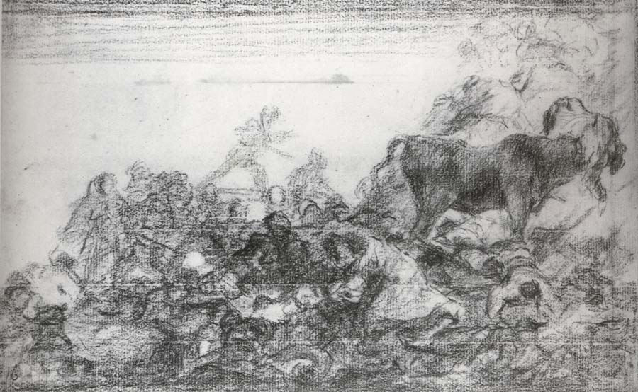 Francisco Goya Preparatory drawing for plate